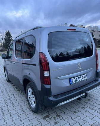 Peugeot Rifter cena 81000 przebieg: 56000, rok produkcji 2020 z Tarnów małe 326